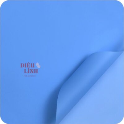 Giấy bóng mờ gói hoa màu xanh dương đậm