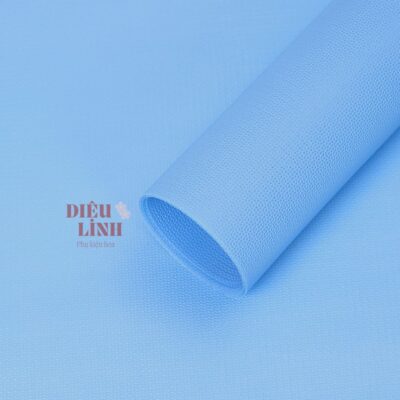 Giấy xốp hàn gói hoa màu xanh dương