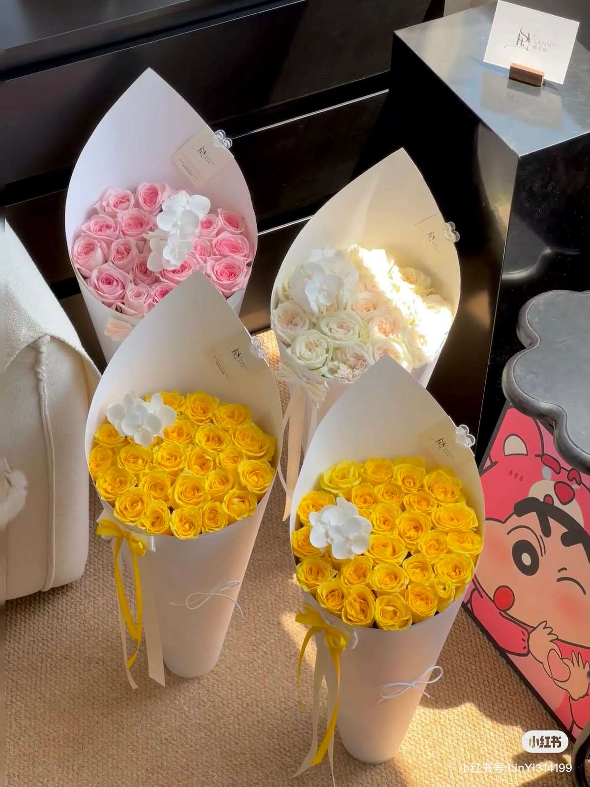 Bó hoa bằng cốt có sẵn