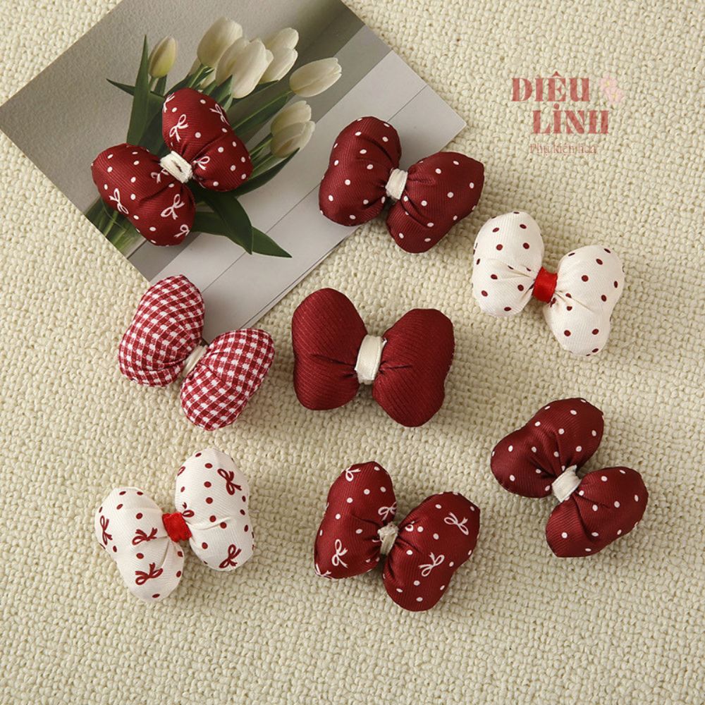 Charm nơ, mặt nơ làm hoa