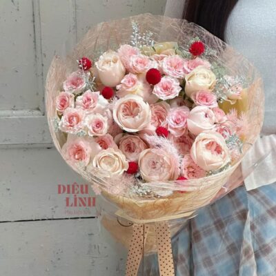 Giấy gói hoa lafite sợi tơ bó hoa cao cấp