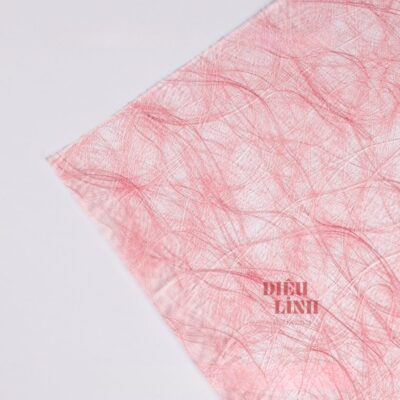 Giấy lafite sợi tơ cao cấp màu hồng
