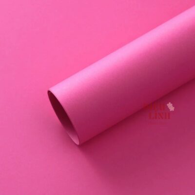 Giấy mỹ thuật gói hoa màu hồng sen