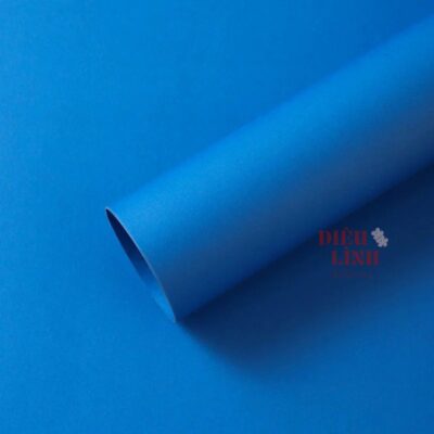 Giấy mỹ thuật gói hoa màu xanh dương đậm