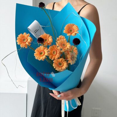 Giấy mỹ thuật gói hoa sáp tươi