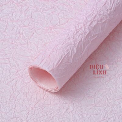 Giấy xé vân đá màu hồng
