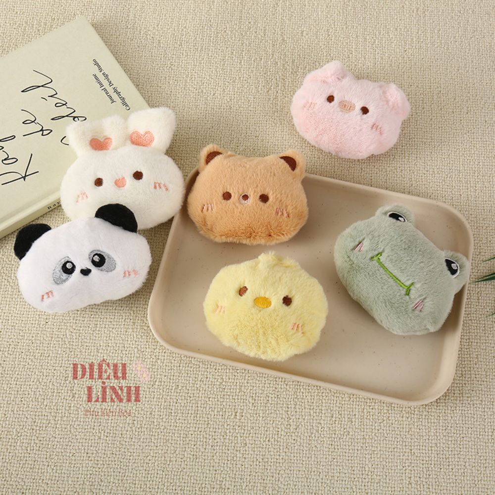 Mặt gấu mini làm hoa