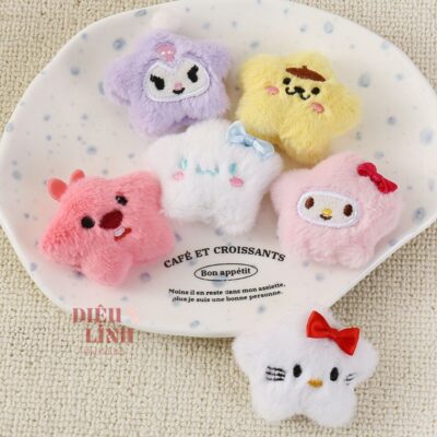 Mặt gấu mini làm hoa