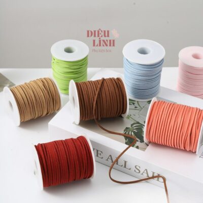 Ruy băng xốp sợi da lộn sợi nhỏ