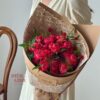 Vải ren thêu họa tiết cao cấp gói hoa