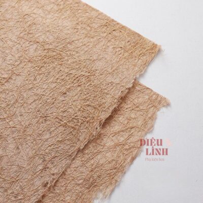 Giấy gói hoa sợi gai dầu màu nâu
