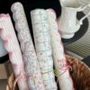 Giấy gói hoa họa tiết nhi viền sóng