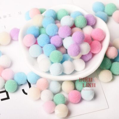 100 Hạt pom pom trang trí bó hoa