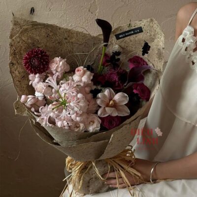 Giấy gói hoa sợi dâu tằm tự nhiên